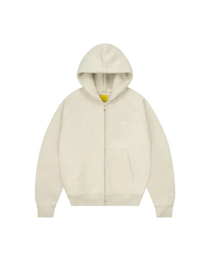 Protect London ALMOND DAY2DAY ZIP-UP HOODIE
