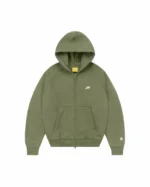 Protect London OLIVE DAY2DAY ZIP-UP HOODIE