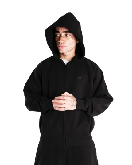 Protect London BLACK DAY2DAY ZIP-UP HOODIE