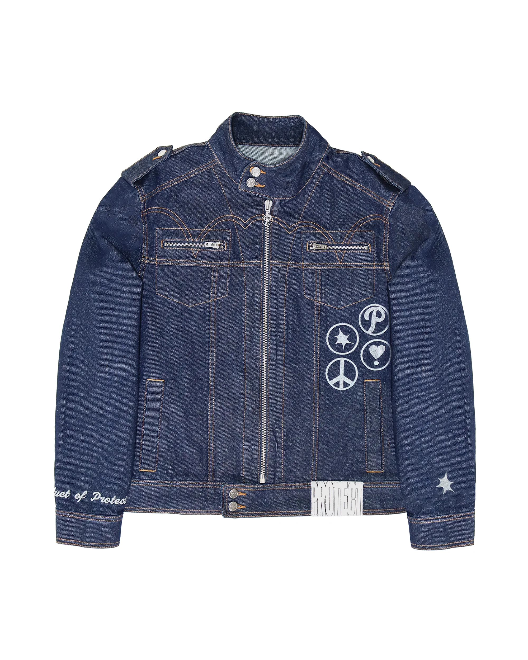 BlueSetFront Chief Denim Jacket Indigo